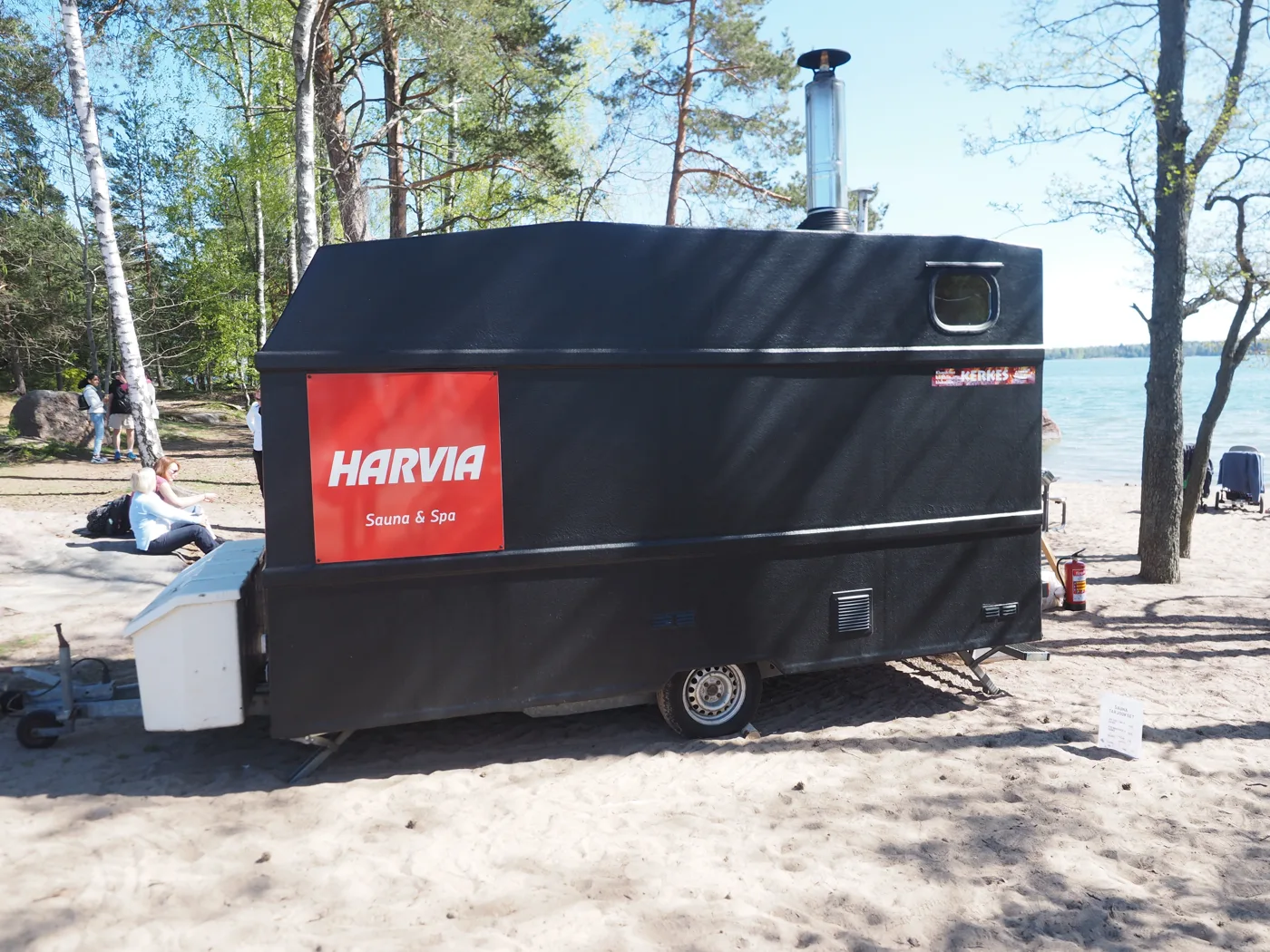 Roaming Sauna Settles at Larkwood Lakes: £17 an Hour